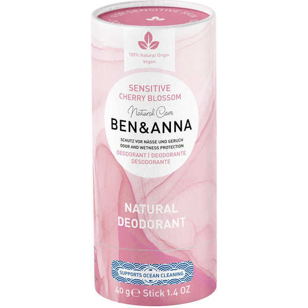 Natural Soda Deodorant Stick | Sensitive Cherry Blossom