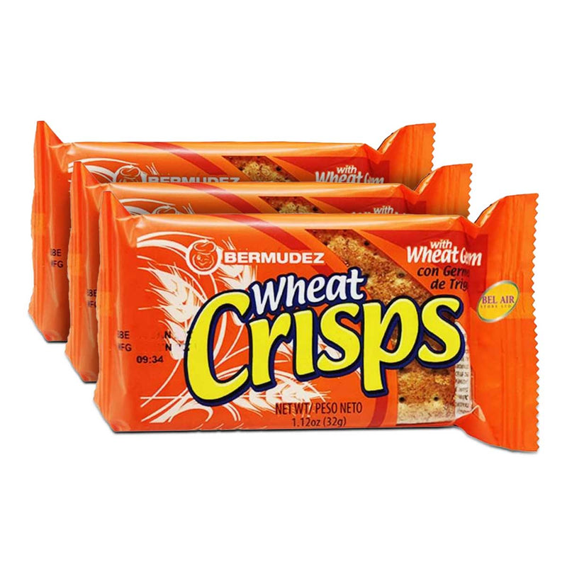 Bermudez Wheat Crisps, 1oz (3 Pack) - Caribshopper
