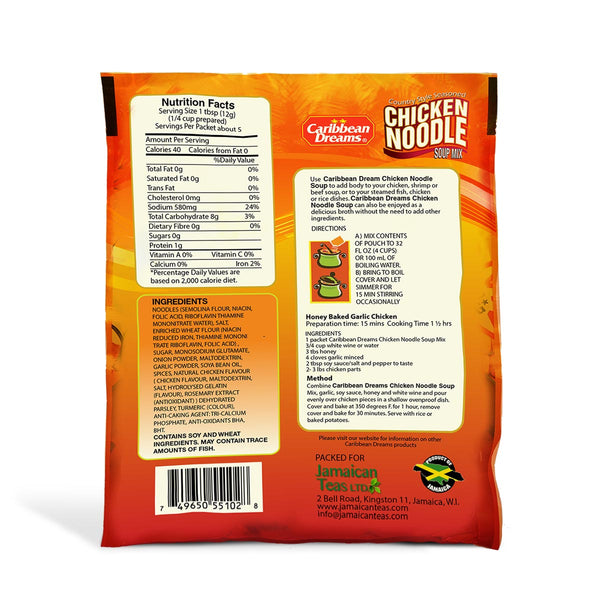 Caribbean Dreams Chicken Noodle Soup, 50g (3 Pack)