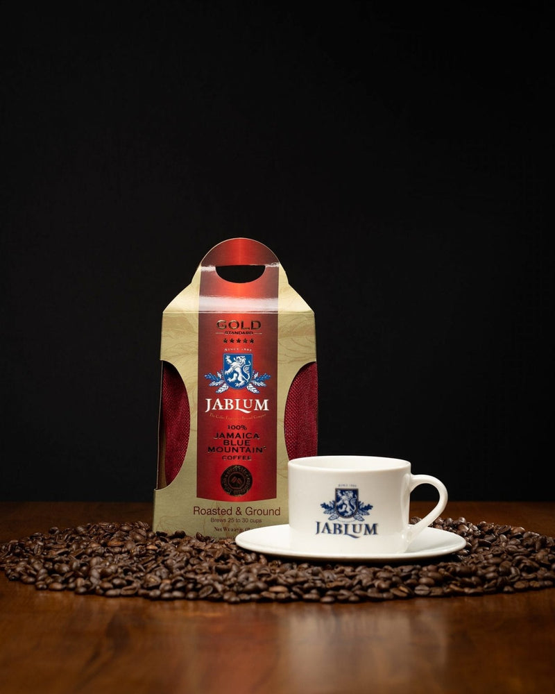 JABLUM Gold 100% Jamaica Blue Mountain Coffee Grounds - Caribshopper