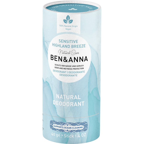 Natural Soda Deodorant Stick | Sensitive Highland Breeze