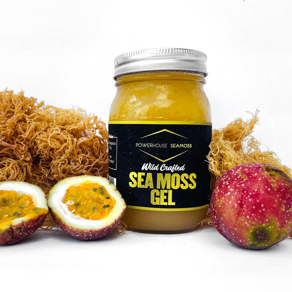 Powerhouse Seamoss Passion Fruit Seamoss Gel, 16oz