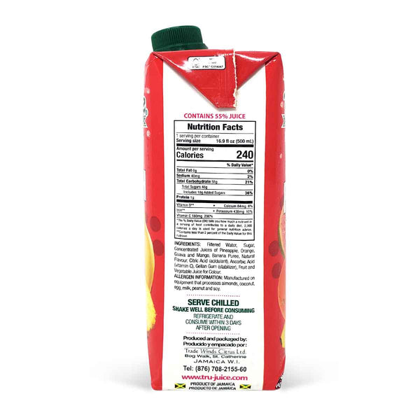 Tru-Juice Fruit Punch, 500ml (3 Pack)