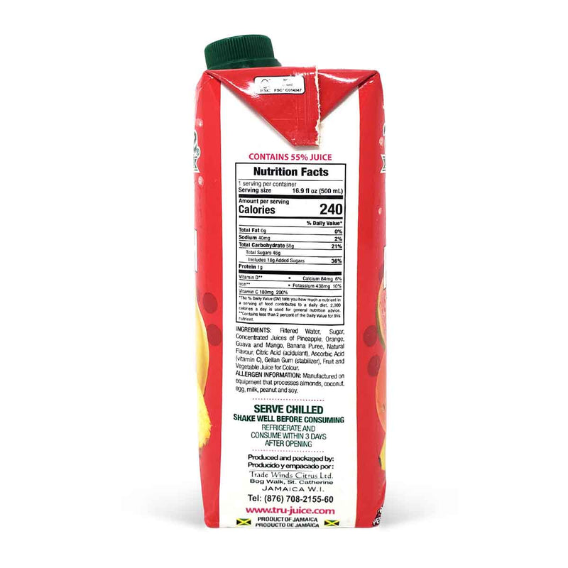 Tru-Juice Fruit Punch, 500ml (3 Pack)